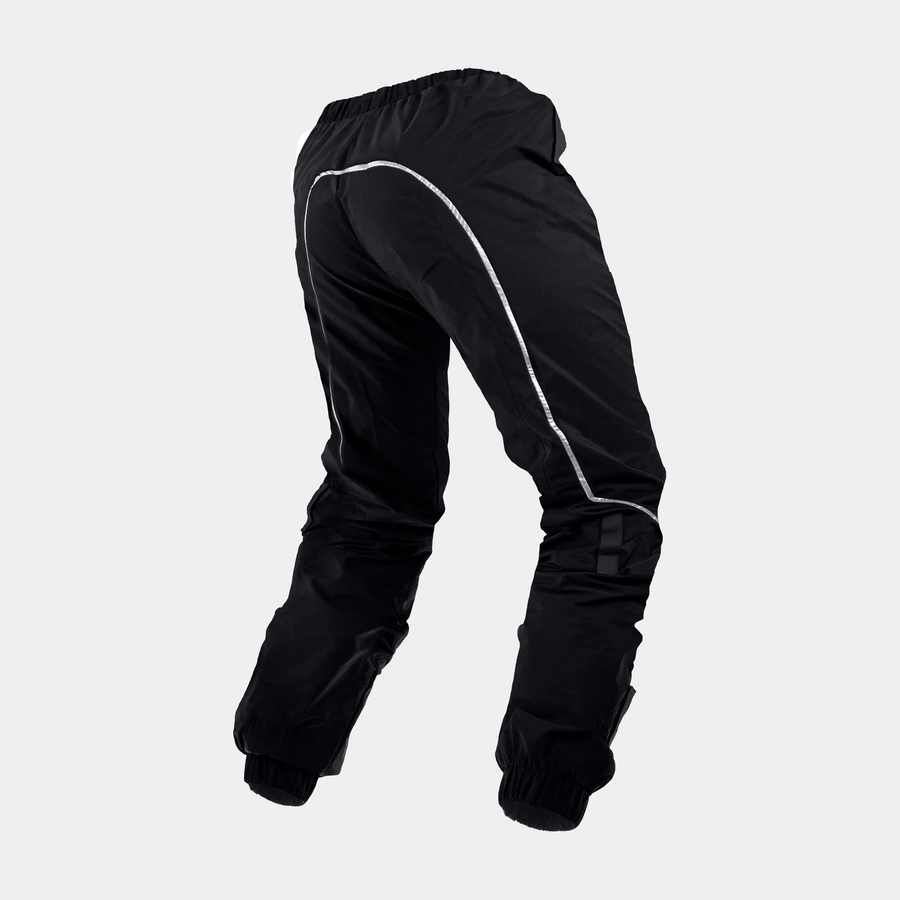 Pantalon de ski noir à empiècements réfléchissants